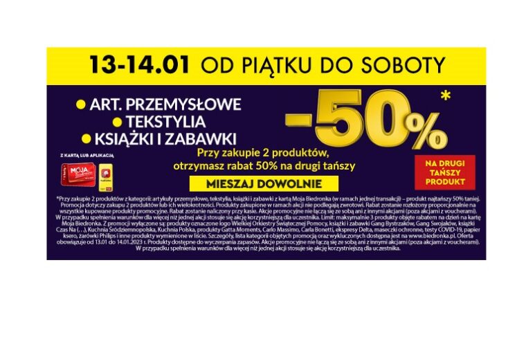 Biedronka 50 rabatu na co drugą książkę Promocje książkowe tanie